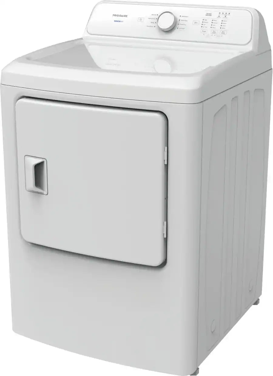 Frigidaire - 7 Cu. Ft. Electric Dryer with 8 Dry Cycles - White