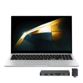 Samsung - Upgraded - Galaxy Book4 15.6" FHD Laptop,Intel Core 7 150U,16GB RAM,1TB SSD+288GB Dock,Backlit,Finger,Win 11 Pro - Silver