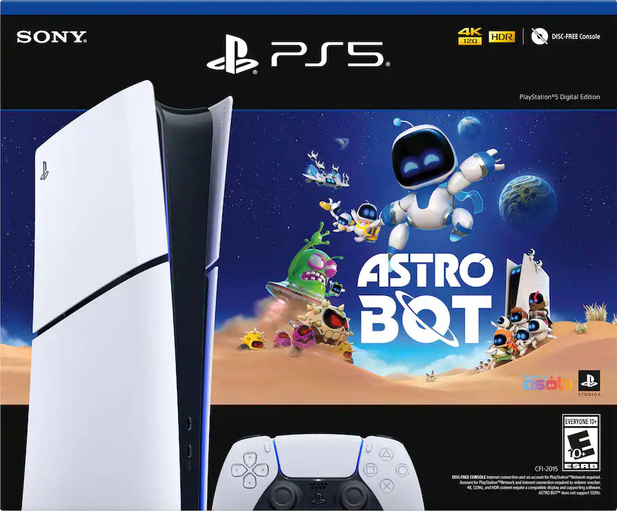 PlayStation 5 Slim Console Digital Edition - ASTRO BOT Bundle