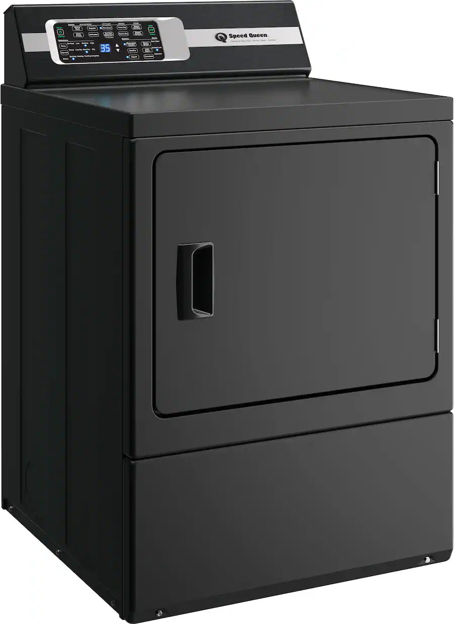 Speed Queen - DR7 Pet Friendly Sanitizing Electric Dryer - Matte Black