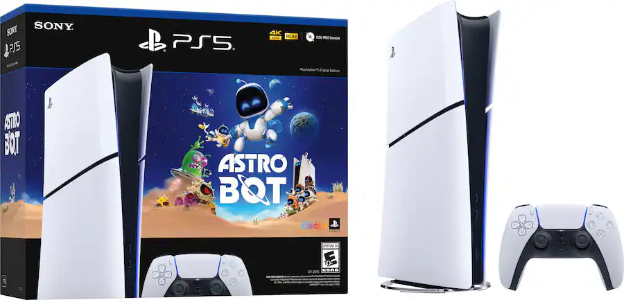 PlayStation 5 Slim Console Digital Edition - ASTRO BOT Bundle
