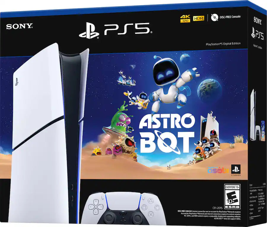 PlayStation 5 Slim Console Digital Edition - ASTRO BOT Bundle