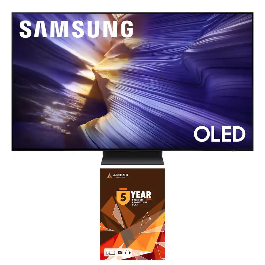 Samsung - QN65S90FAFXZA 65 Inch 4K OLED Smart TV with Dolby Atmos and 5 Year Amber Protection Plan (2025)