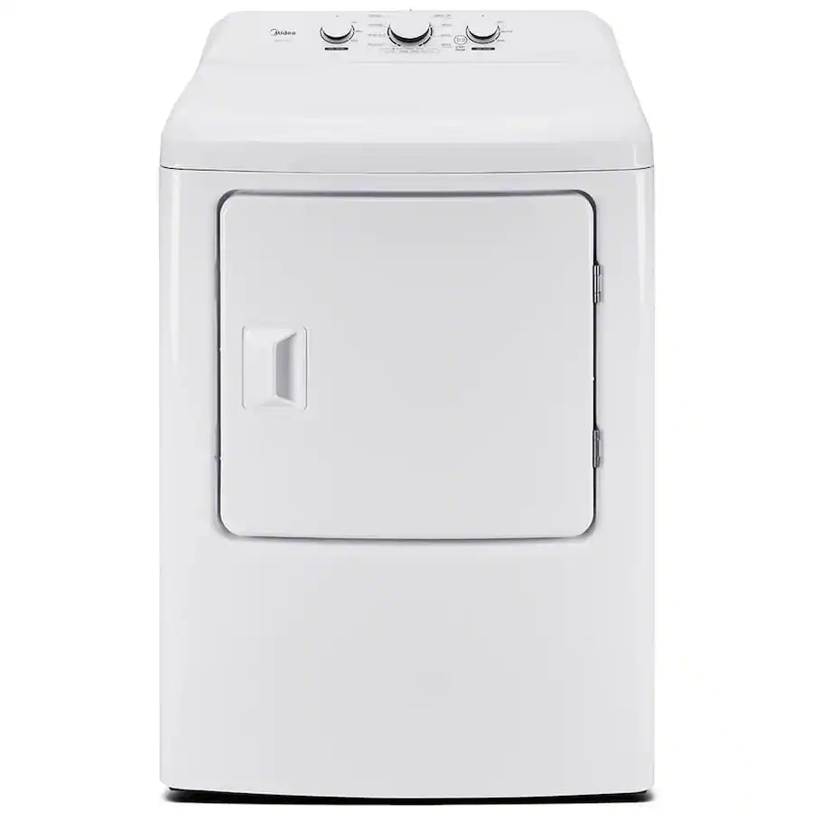 Midea - 6.7 Cu. Ft. Electric Dryer with Sensor Dry and Wrinkle Care - White