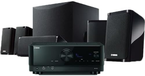 Yamaha YHT-5960U 5.1-Channel Home Theater System for TV Surround Sound System with 8" 100W