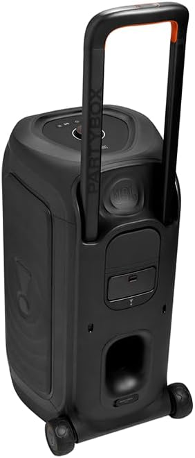 JBL PartyBox 330 Portable Party Speaker Bundle with Wireless Microphone System (Black)