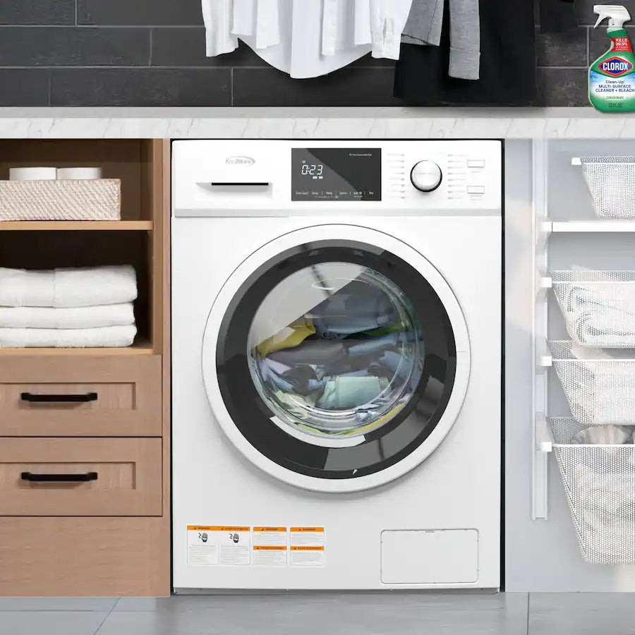 Koolmore - 2.7 cu. ft. All-in-One Washer & Dryer Combo, FLC-3CWH - White