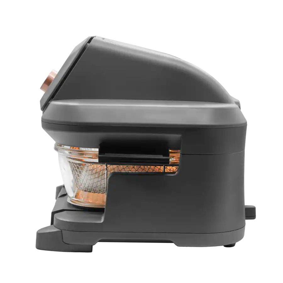 Livwell Brands - Livwell 6 Quart Glass Container Air Fryer - Matte Grey