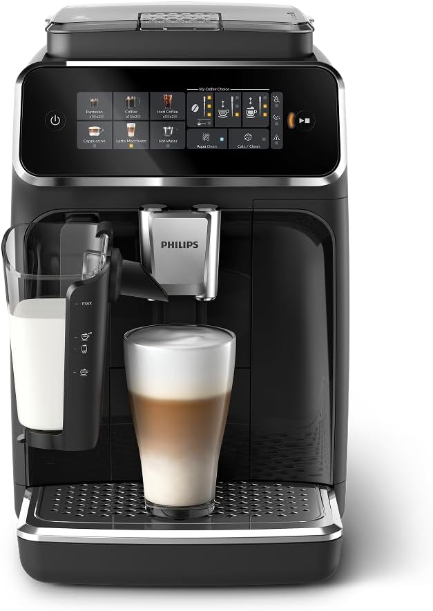 Philips 3300 Series Fully Automatic Espresso Machine with LatteGo Milk
