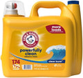 ARM & HAMMER Liquid Laundry Detergent, Clean Burst Fresh, 174 fl oz, 174 Loads