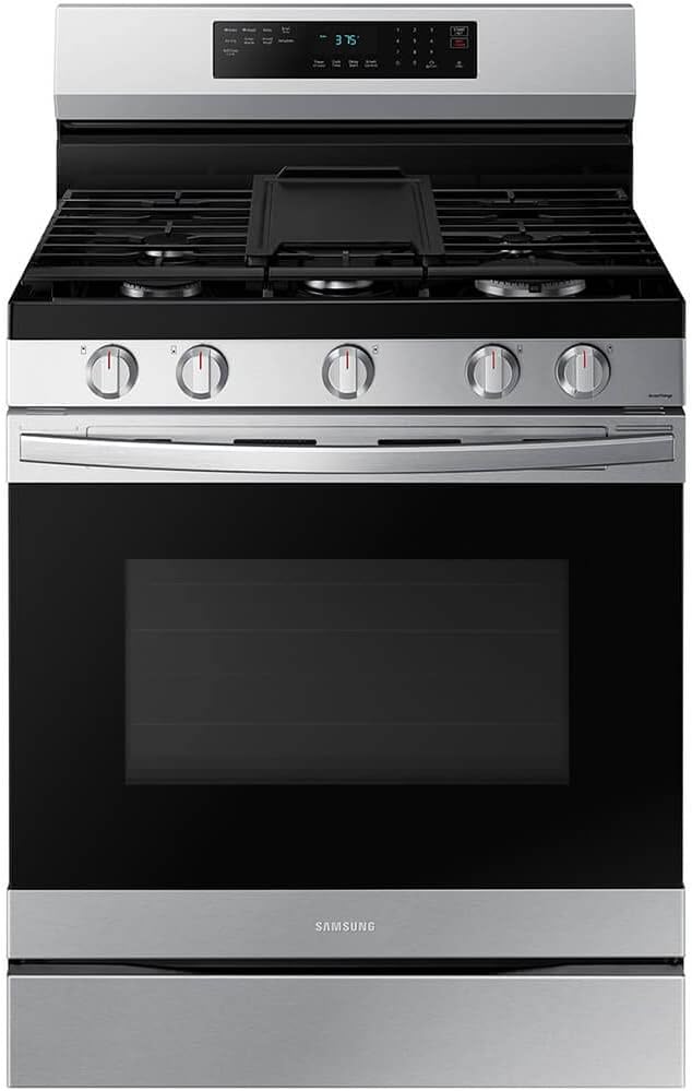Samsung 6.0 Cu. Ft. Smart Freestanding Gas Range with No Pre-heat Air Fry & Convection