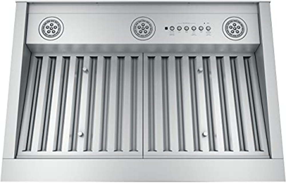 GE Profile Smart Range Hood Insert | 30 Inch Kitchen Exhaust Fan with 4 Speeds