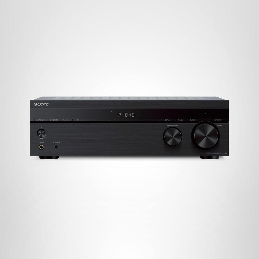 Sony STRDH190 2-ch Home Stereo Receiver with Phono Inputs & Bluetooth Black