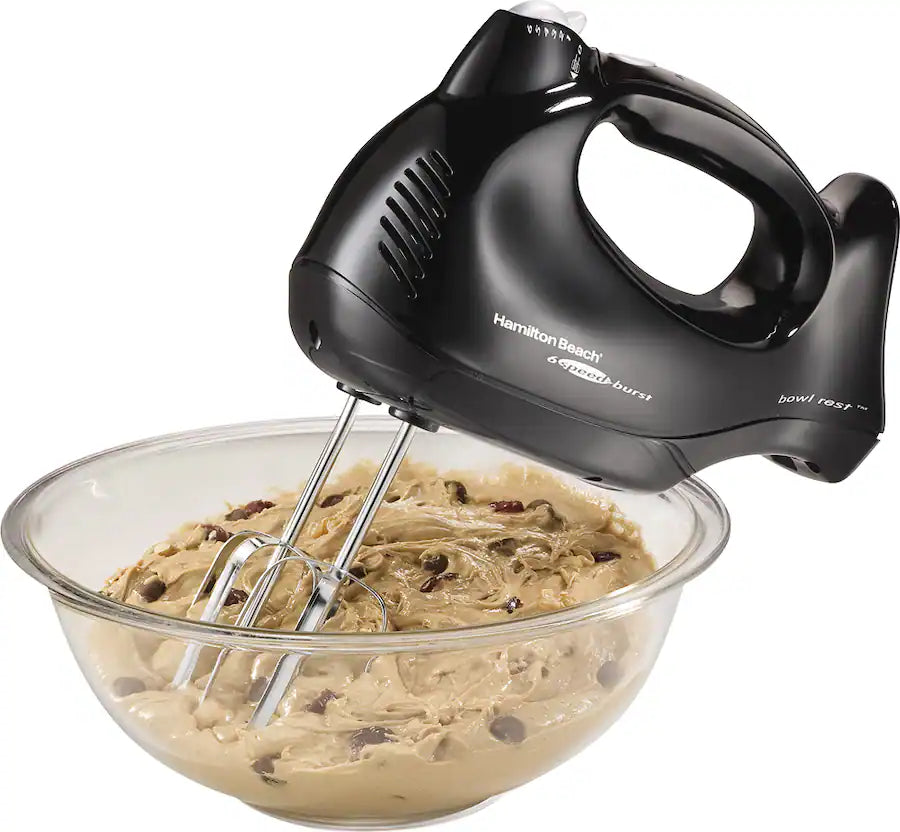 Hamilton Beach - 6-Speed Hand Mixer - Black