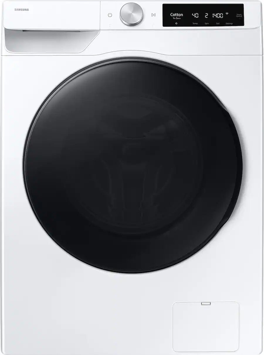 Samsung - 2.5 cu. ft. Compact Front Load Washer with AI Smart Dial and Super Speed Wash - White