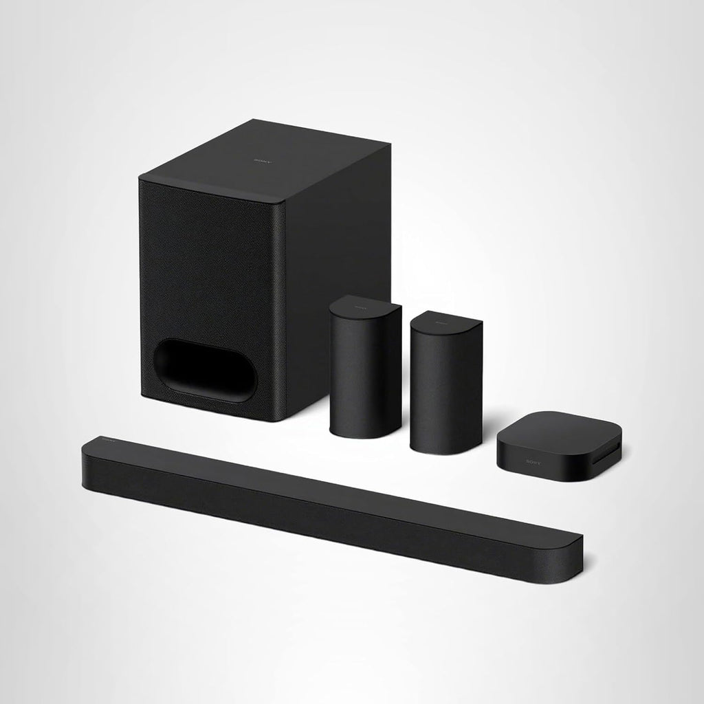 Sony BRAVIA Theater System 6, 5.1ch Home Theater System soundbar with subwoofer and Rear Speakers
