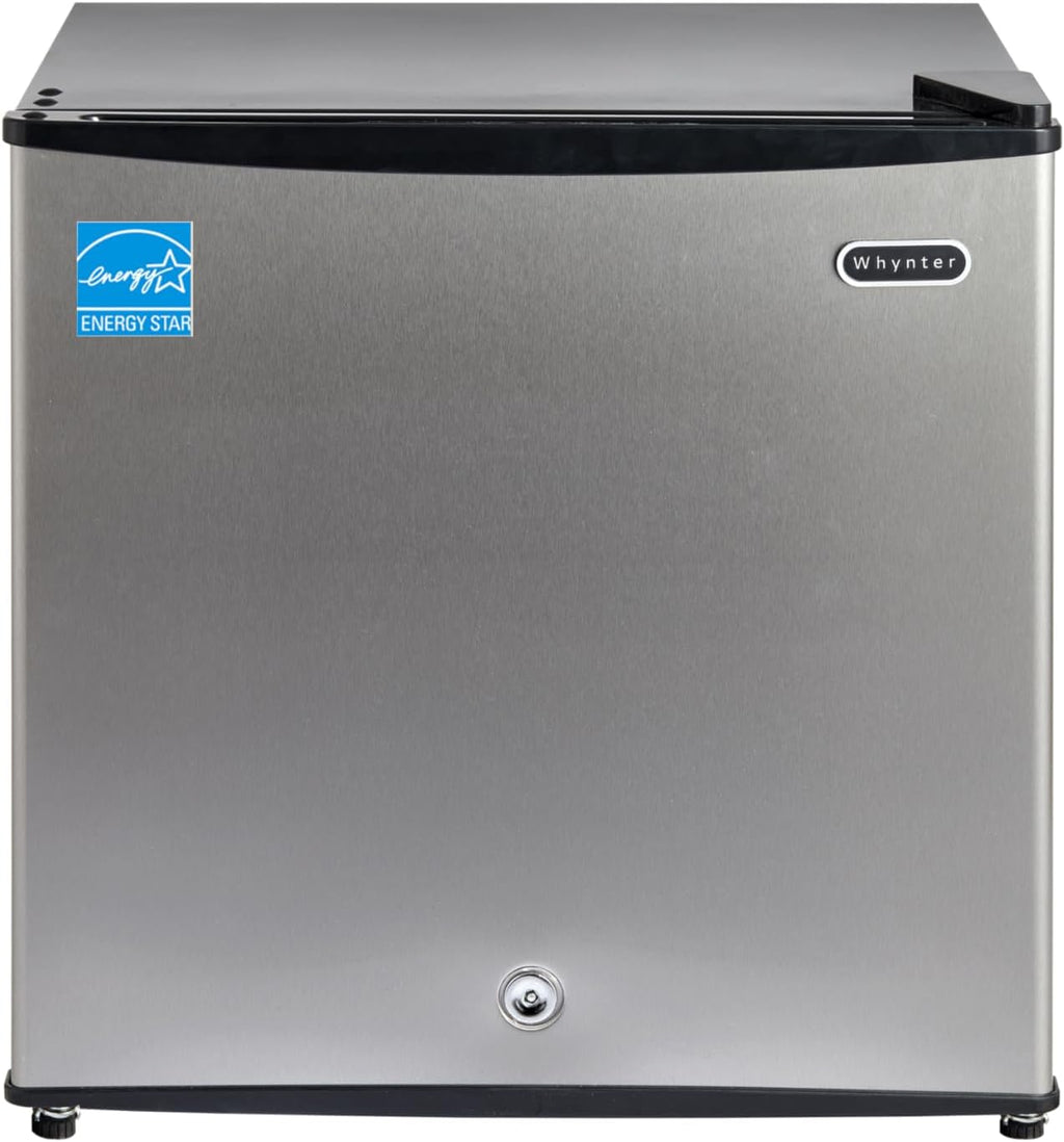 Whynter CUF-112SS Mini, Energy Star Rated Small Upright Freezer with Lock