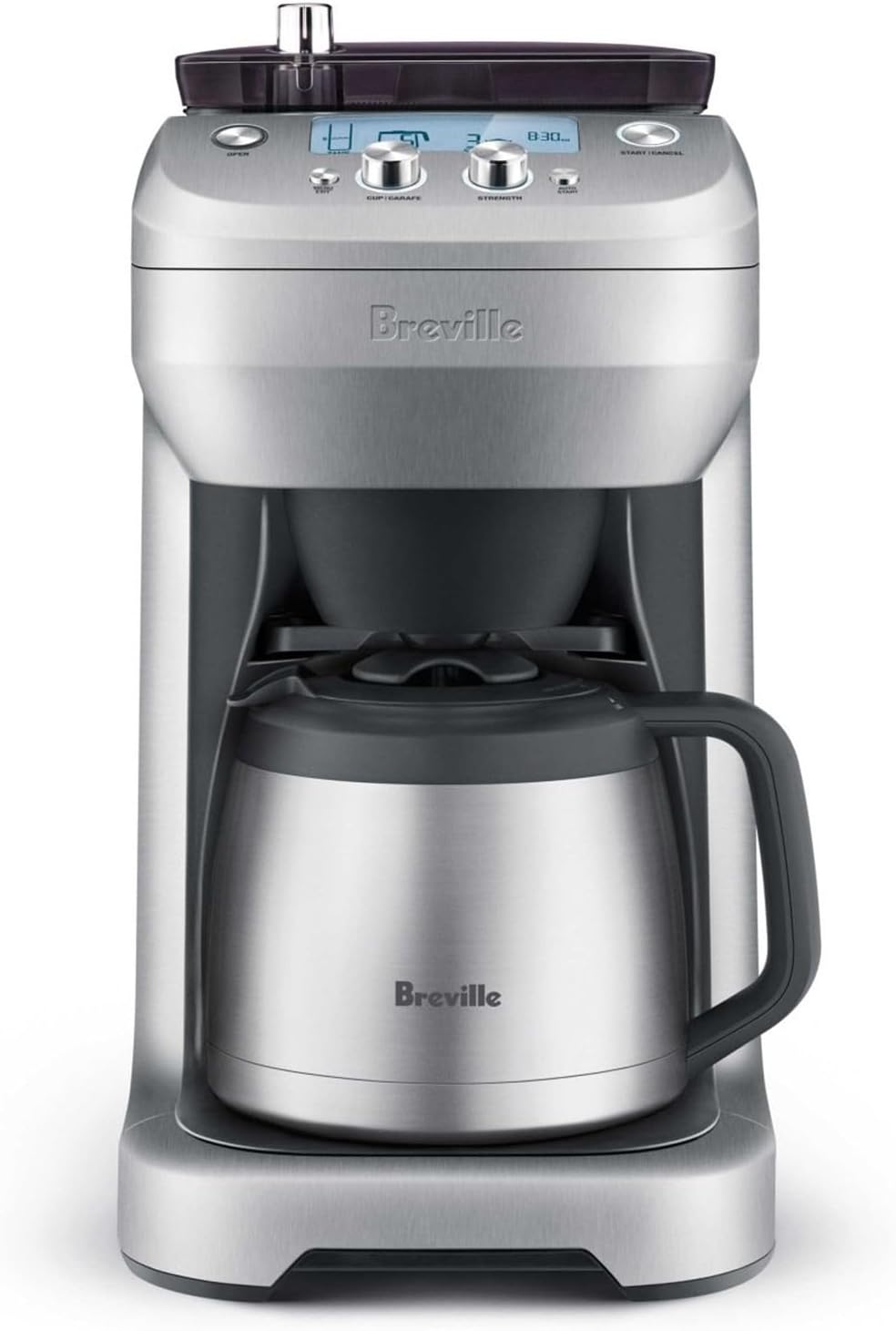 Breville BDC650BSS Grind Control Coffee Maker With Grinder, Brushed Stainless Steel