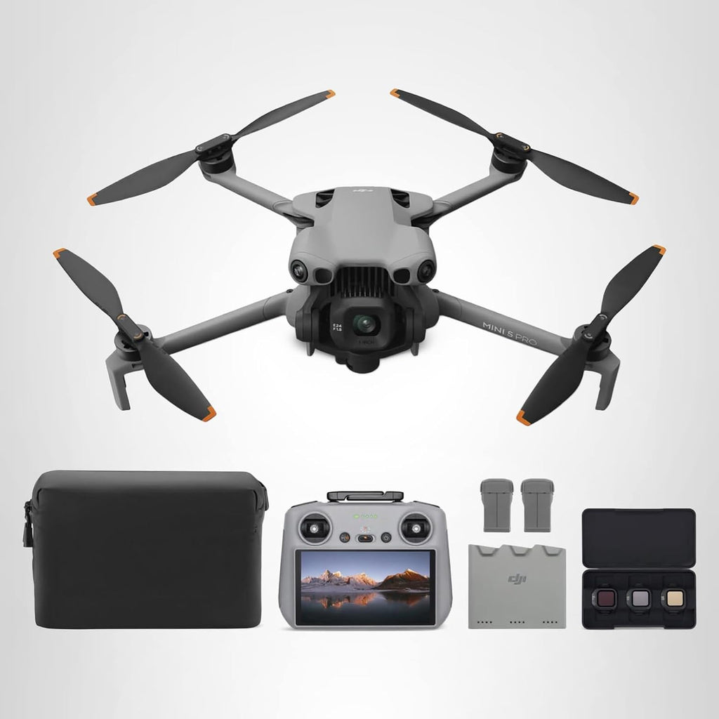 DJI Mini 5 Pro Fly More Combo Plus with DJI RC 2, Drone with Camera, 1-Inch CMOS, 4K Drone for Beginners