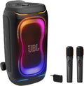 JBL PartyBox 330 Portable Party Speaker Bundle with Wireless Microphone System (Black)