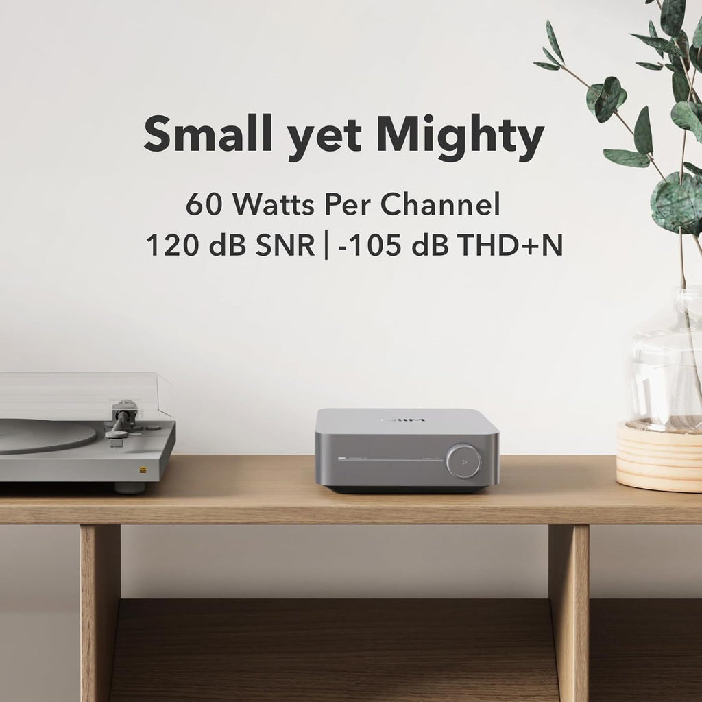 WiiM Amp Pro: Multiroom Streaming Amplifier | Compatible with Google Cast, Alexa | HDMI