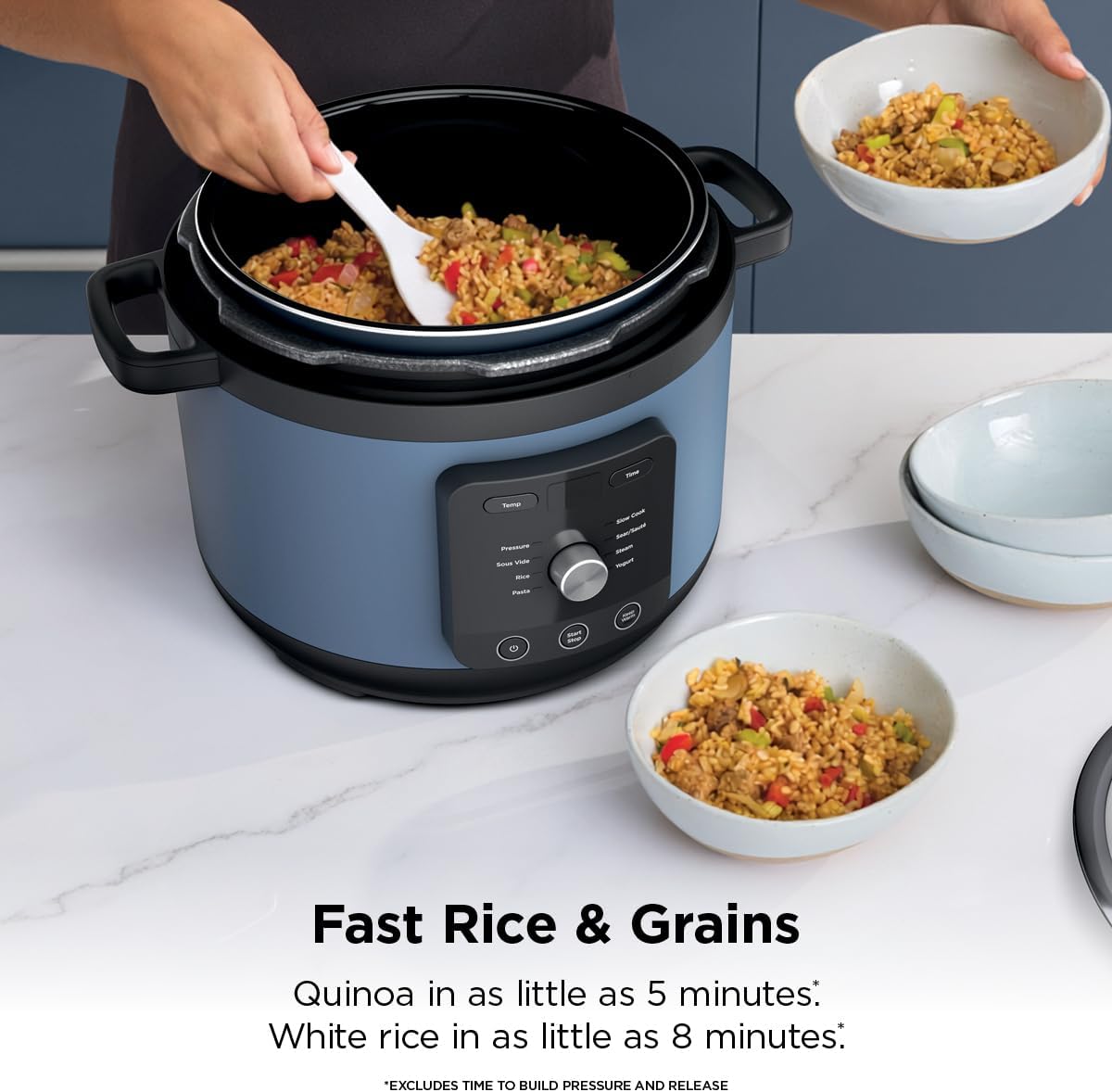 Ninja HyperHeat 9-in-1 Electric Pressure Cooker | 6.5 Qt Multi Cooker with Sear/Sauté
