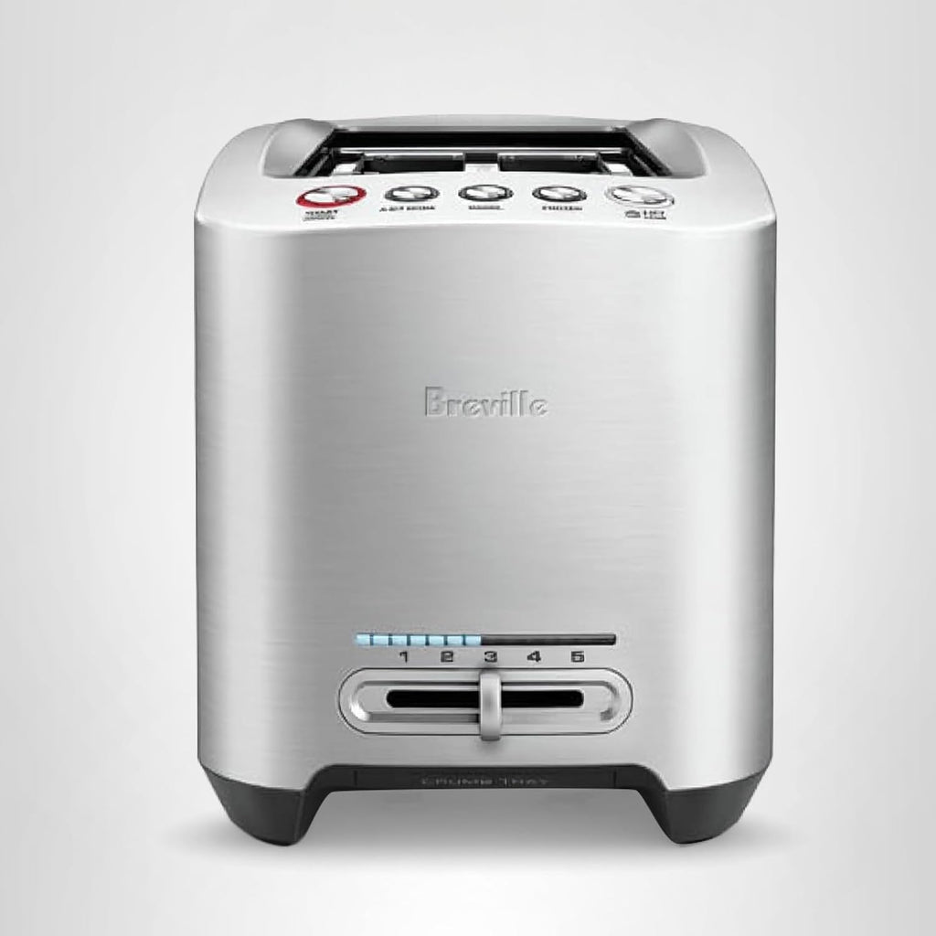 Breville BTA820XL Die-Cast Smart Toaster, 2 Slice, Brushed Stainless Steel