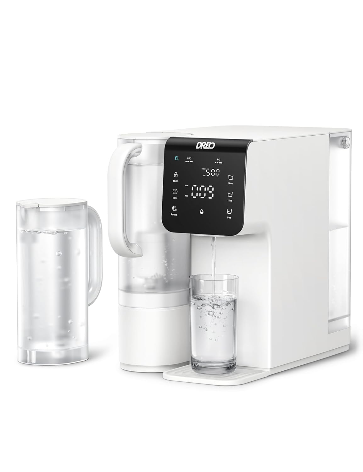 DREO Reverse Osmosis Water Filter Countertop, 7-Stage RO Water Filtration System