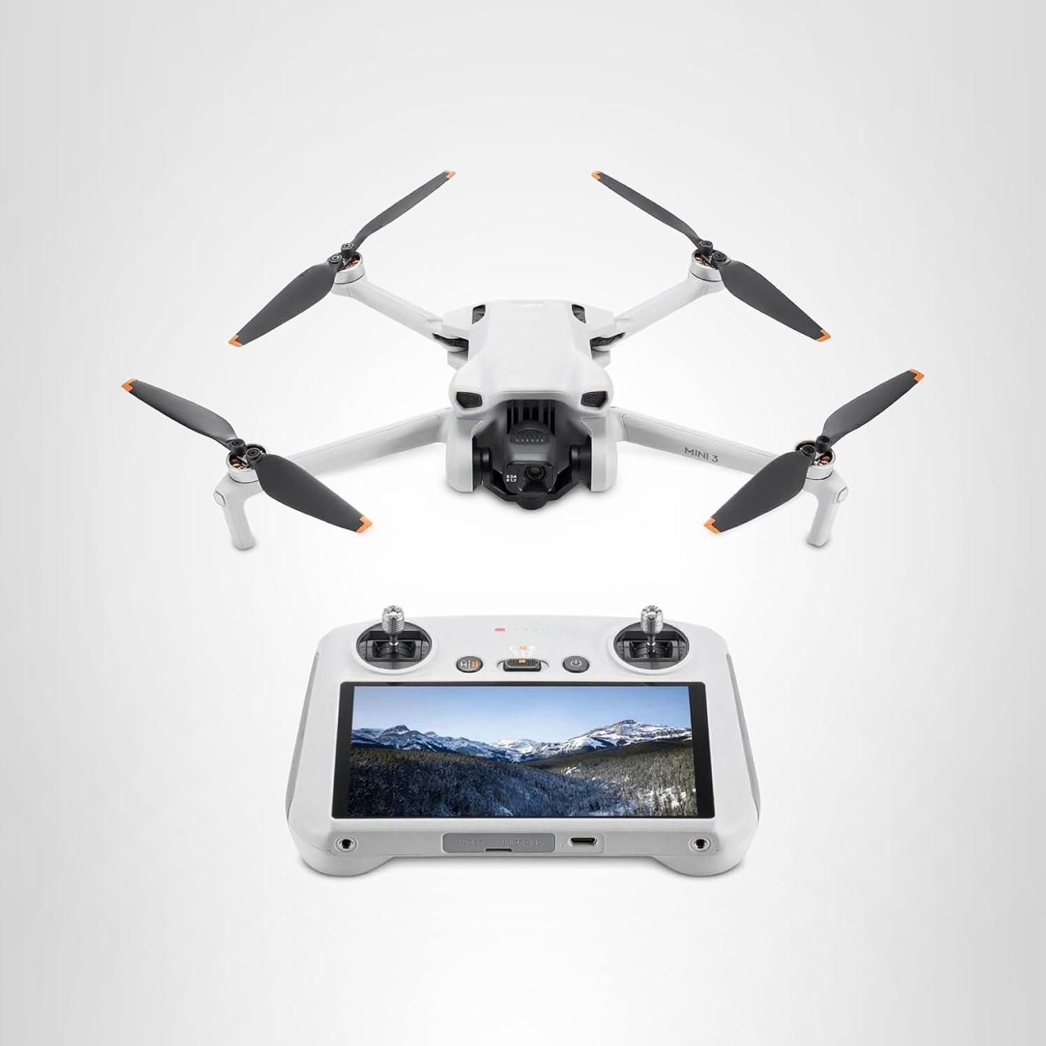 DJI Mini 3 (DJI RC), Lightweight 3x Mechanical Gimbal Drones with Camera