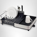 Joseph Joseph Extendable Dish Drying Rack with Dual Parts - Stainless Steel, Non-Scratch,