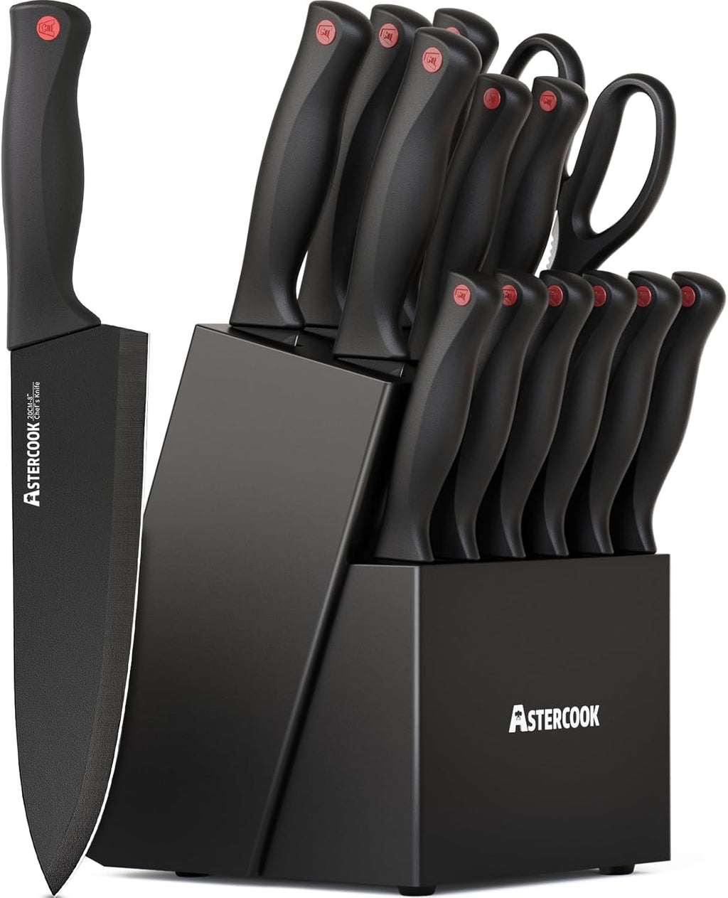 Knife Set, Astercook 15 Pieces Knife