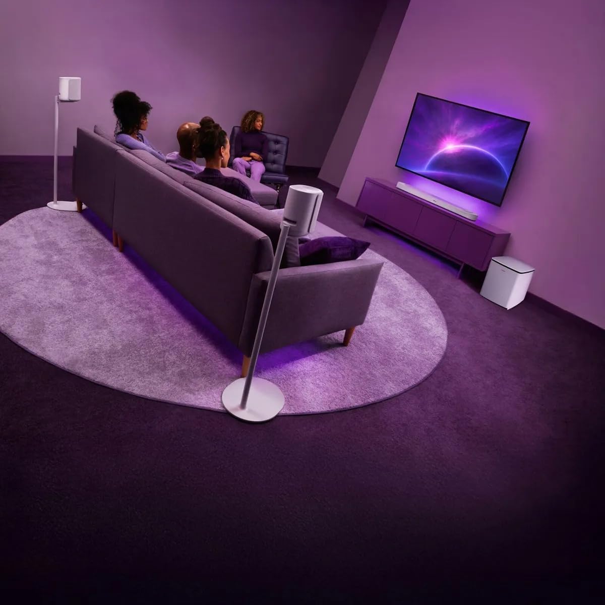 Bose Lifestyle Ultra Soundbar with Ultra Subwoofer Bundle + 2 Soundbar Mount Options, Dolby Atmos Home Theater System with Wi-Fi