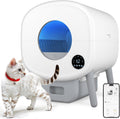 Cumrige Self Cleaning Litter Box, Large Capacity Automatic Cat Litter Box Self Cleaning