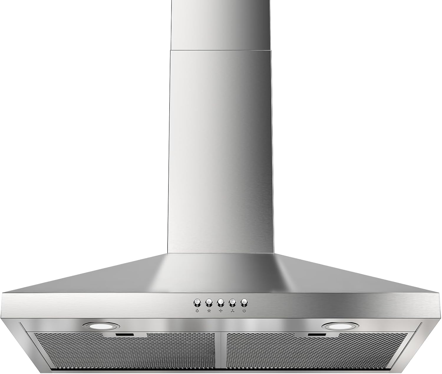 Range Hood 30inch Under Cabinet - Wall Mount Stainless Steel Kitchen Vent Hood