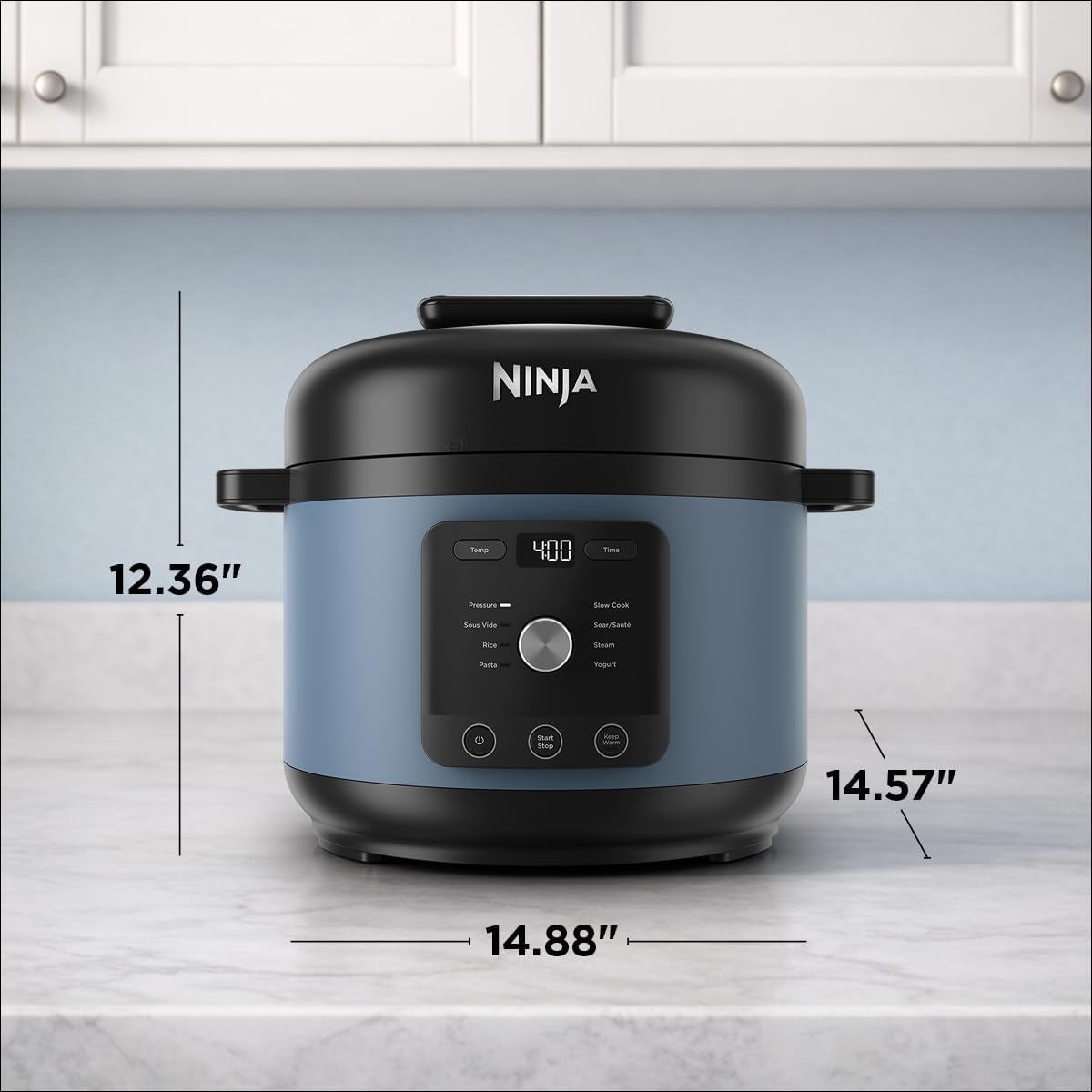 Ninja HyperHeat 9-in-1 Electric Pressure Cooker | 6.5 Qt Multi Cooker with Sear/Sauté