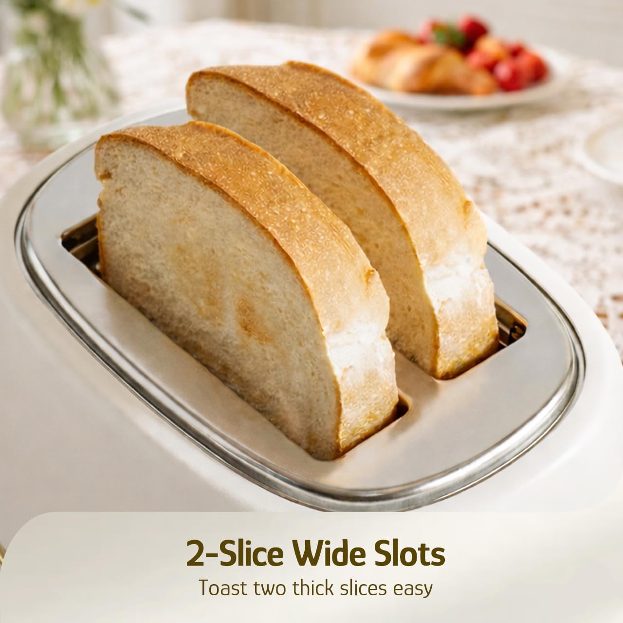 Hazel Quinn 2-Slice Retro Toaster,