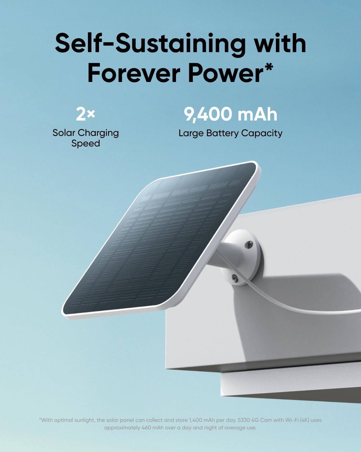 eufy Security 4G LTE Cam S330, 4K Cellular Solar Security Cameras Wireless Outdoor, Pan and Tilt
