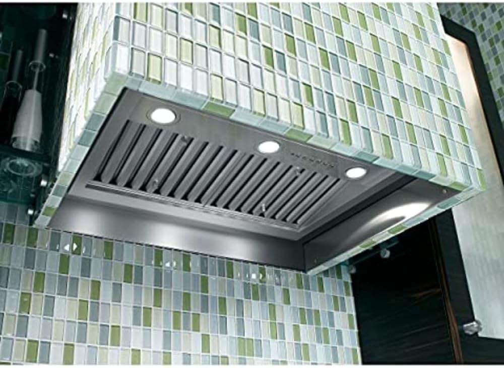 GE Profile Smart Range Hood Insert | 30 Inch Kitchen Exhaust Fan with 4 Speeds