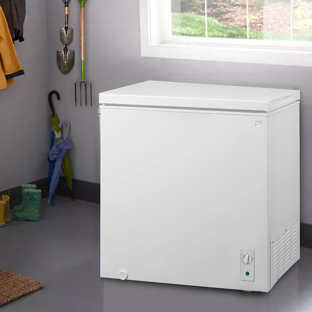Kenmore Deep Freezer - Convertible Refrigerator/Chest Freezer, 1 Basket, Garage Ready
