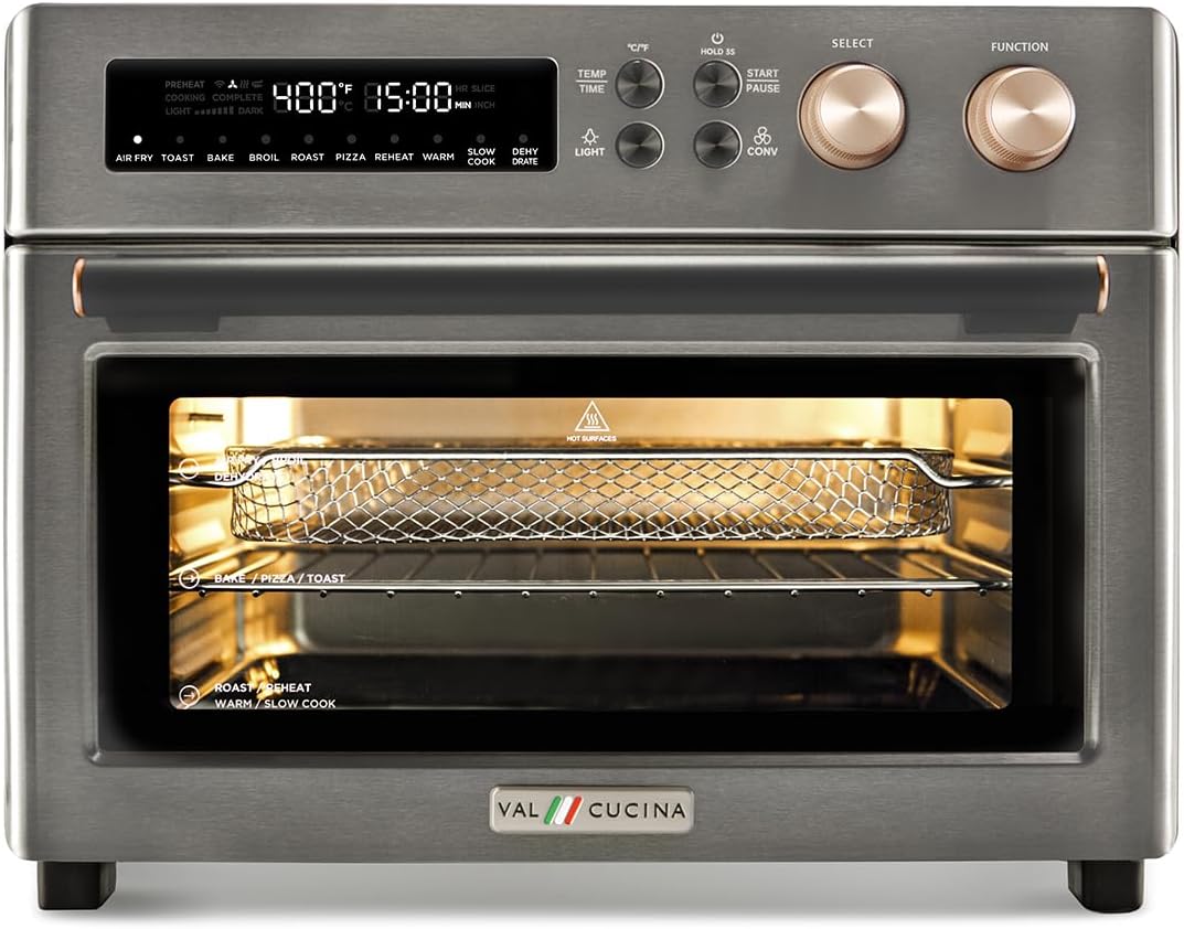 VAL CUCINA Infrared Heating Air Fryer Toaster Oven, Extra Large