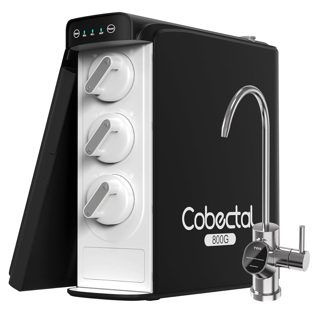 Cobectal K8B Reverse Osmosis Water Filter System, Under Sink RO Water Filtration System