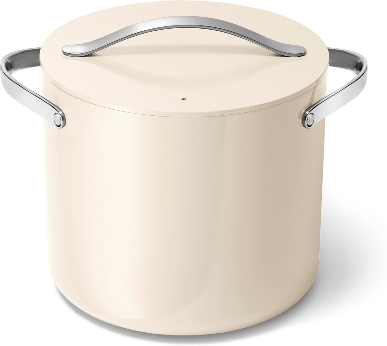 Caraway Stock Pot - 12 Qt Ceramic Coated With Lid