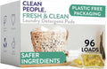The Clean People Laundry Detergent Pods - Hypoallergenic Laundry Pods - Ultra Concentrated, Recyclable Packaging