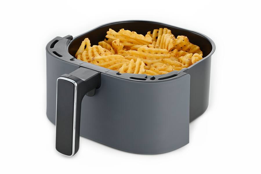 Tru - 4 Quart Digital Air Fryer - Black