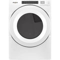 Whirlpool - 7.4 Cu. Ft. Stackable Electric Dryer with Wrinkle Shield Option - White