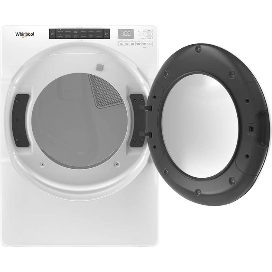 Whirlpool - 7.4 Cu. Ft. Stackable Electric Dryer with Wrinkle Shield Option - White