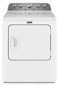 Maytag - 7.0 Cu. Ft. Electric Dryer with Steam Enhanced Cycles - White