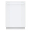 Bosch - 100 Series Premium 24" Top Control Smart Built-In Hybrid Stainless Steel Tub Dishwasher with 3rd Rack, 46 dBA - White