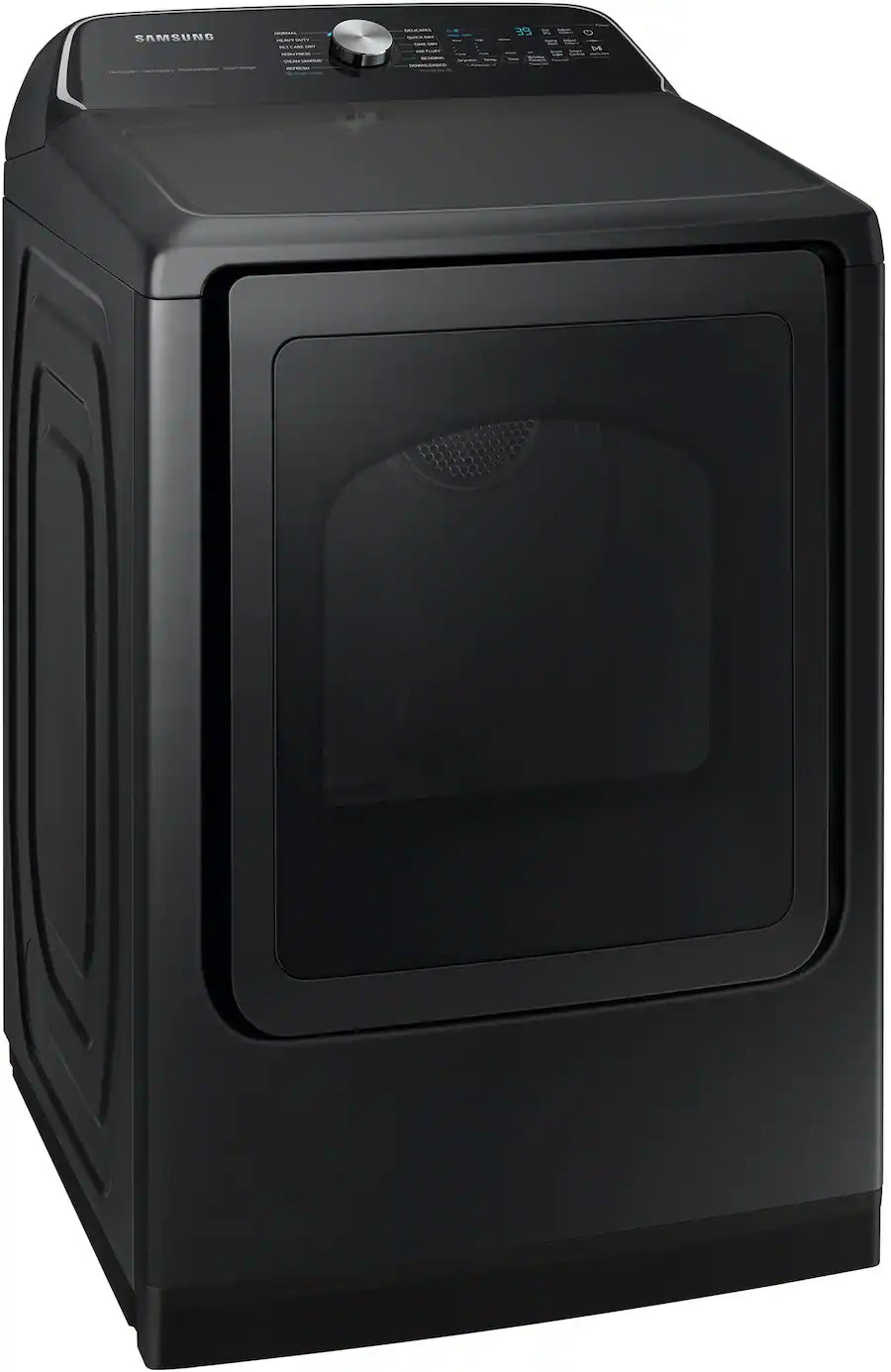 Samsung - 7.4 Cu. Ft. Smart Electric Dryer with Steam Sanitize+ - Black