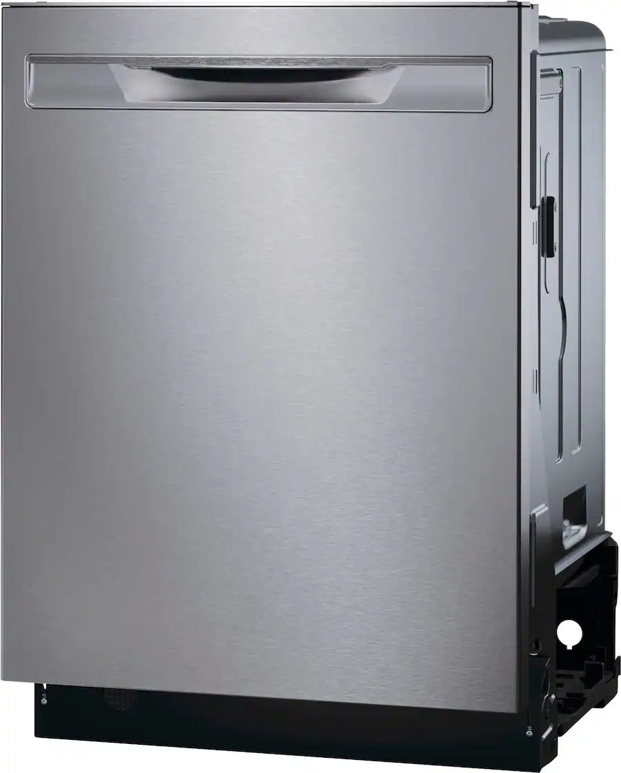 Frigidaire - Gallery 24" Top Control Built-In Stainless Steel Tub Dishwasher with CleanBoost Technology, 47 dBA - Stainless Steel